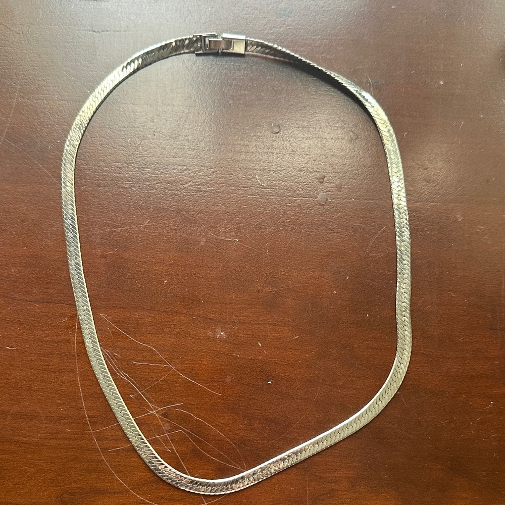 Silver Snake Chain Necklace